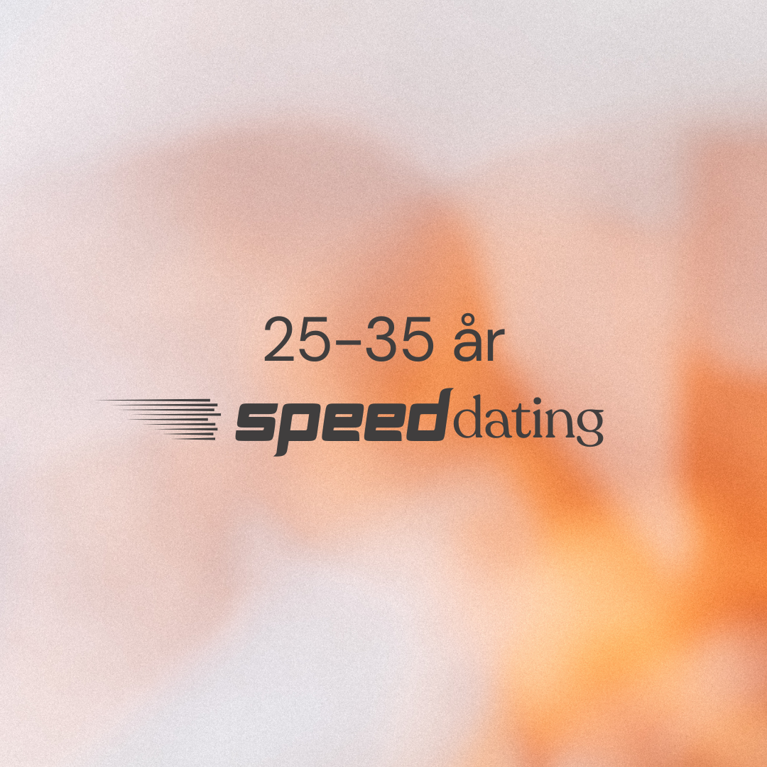 16. november 2026: Speeddating 25-35 år