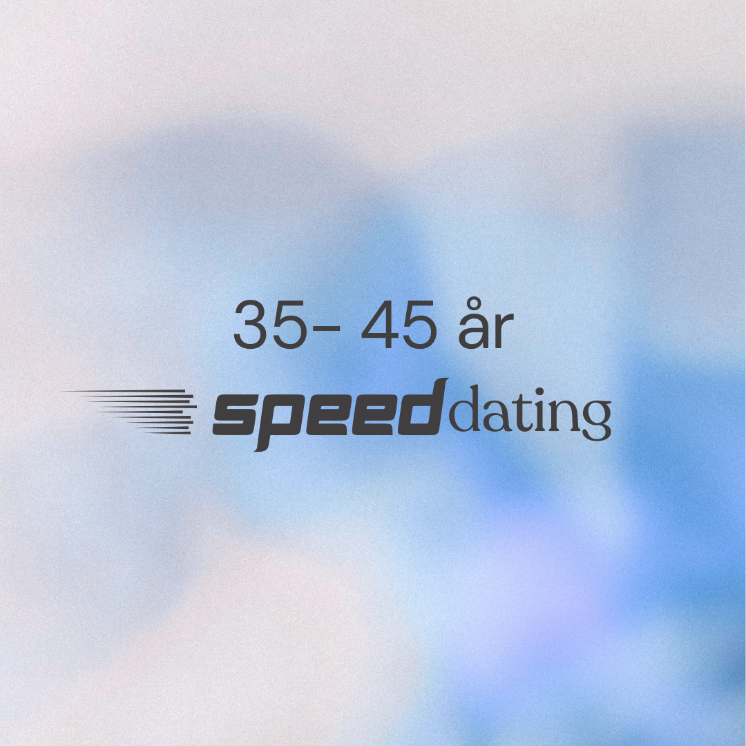 17. januar 2026: speeddating 35-45 år