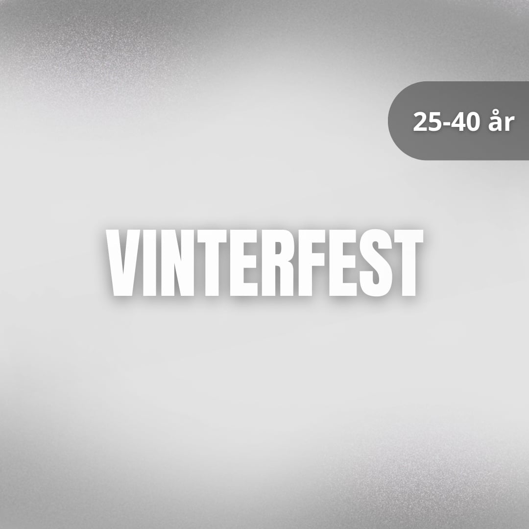 8. november: Vinterfest 25-40 år