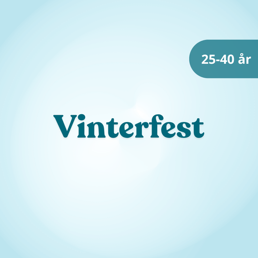 7. november 2026: Vinterfest 25-40 år