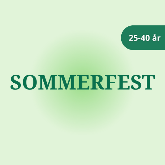 27. juni 2026: Sommerfest 25-40 år