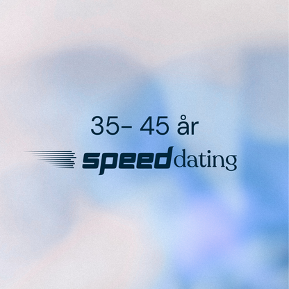 12. juli 2026: Speeddating 35-45 år