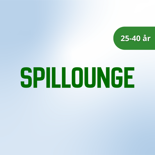 11. juni 2026: Spillounge 25-40 år