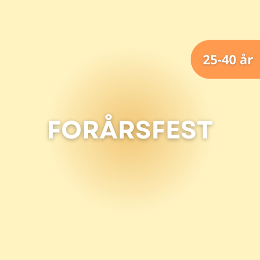 7. marts: Forårsfest 25-40 år