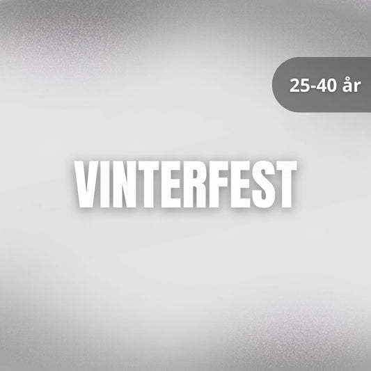 8. november: Vinterfest 25-40 år