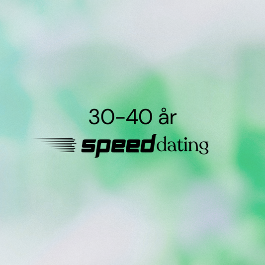 11. oktober: Speeddating 30-40 år
