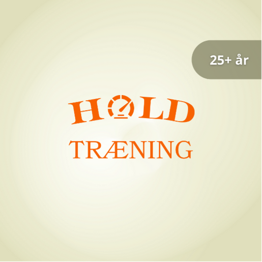 19. oktober: Hold Træning 25+